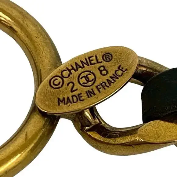 Chanel Bracelet Gold And Leather Black #228980C99B - Picture 2 of 5